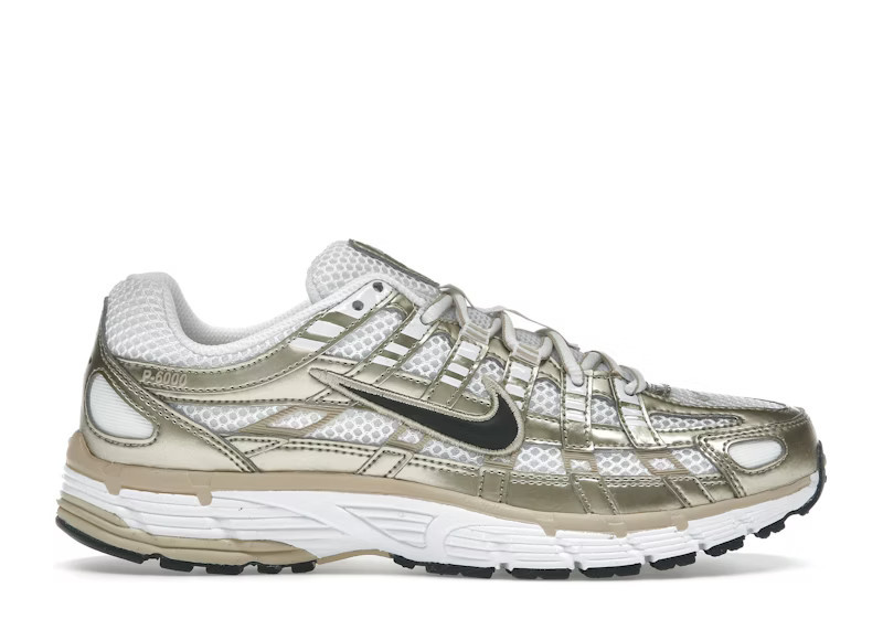 Nike P6000 Gold (Women's) Sneakers in Metallic Gold in White/Grain/Metallic Gold Grain | StockX