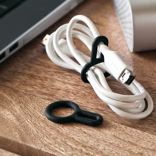 Binditz Black Cable Wraps Pkg/12 | The Container Store