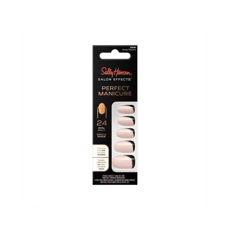 Sally Hansen Salon Effects Perfect Manicure Press-On Nails Kit - Oval - 24ct | Target