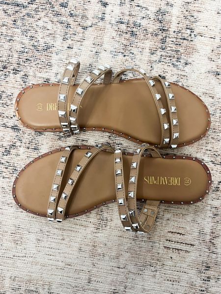 The cutest studd sandals are on deal!! Nice and comfy! Fit true to size  

#LTKsalealert #LTKshoecrush #LTKfindsunder50