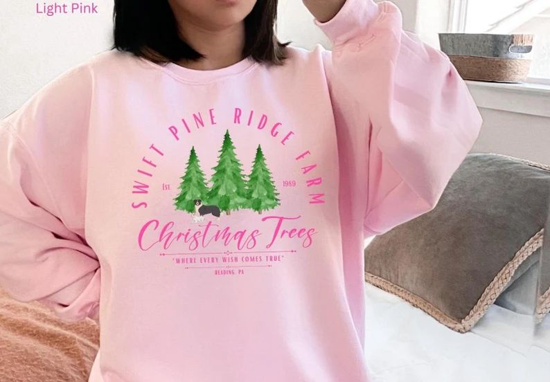 T. Swift Christmas Tree Farm Sweatshirt  Pine Ridge Farm - Etsy | Etsy (US)