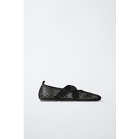Zara - Mesh Ballet Flats - Black - Au 12½ - Eu 30 (18,9 Cm) - Kids | Zara AU