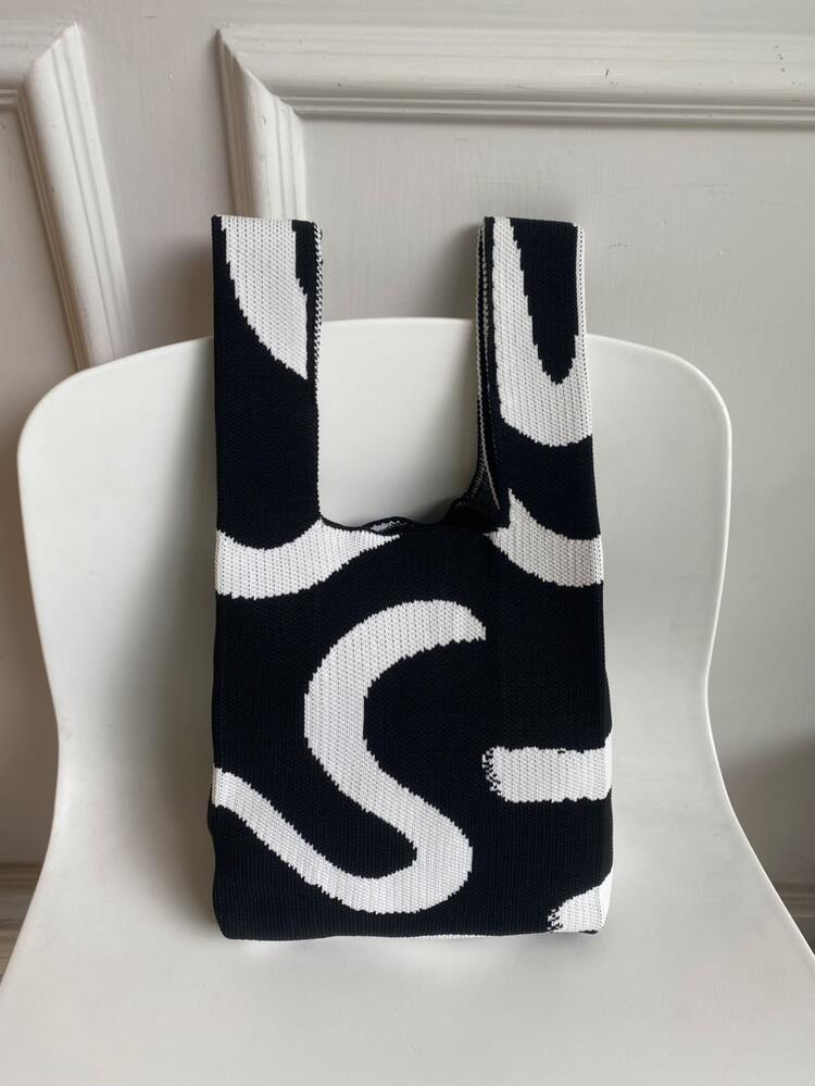 New
     
      Graphic Pattern Crochet Bag | SHEIN