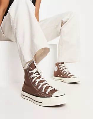 Converse Chuck 70 Hi trainers in brown | ASOS (Global)