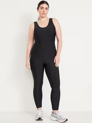 PowerSoft Open-Back 7/8 Bodysuit | Old Navy (US)