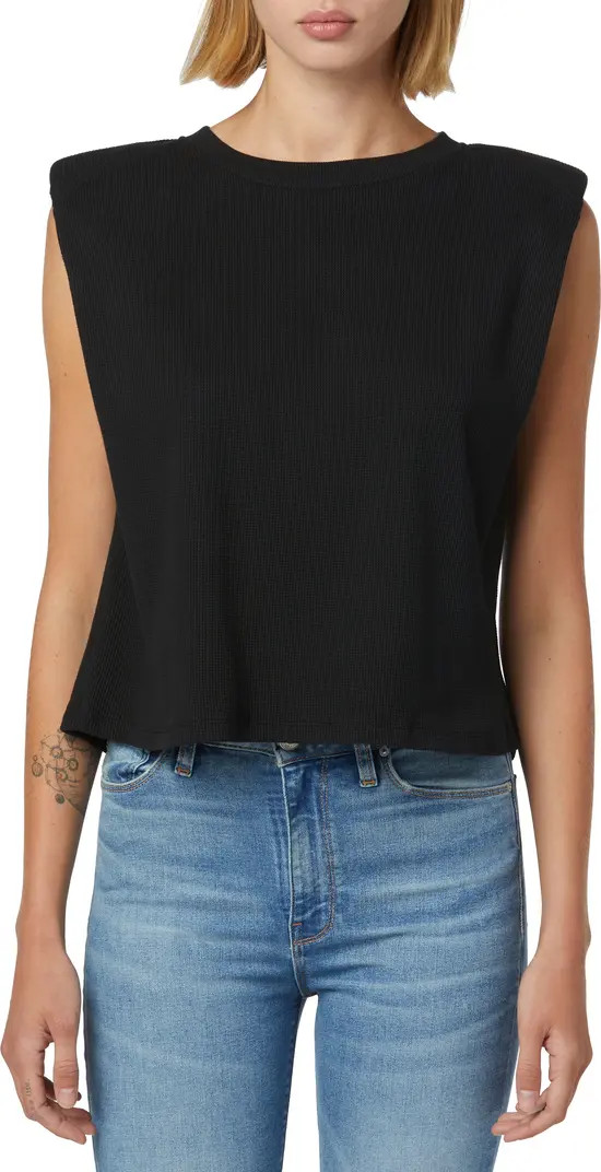 Hudson Jeans Shoulder Pad Sleeveless T-Shirt | Nordstrom | Nordstrom