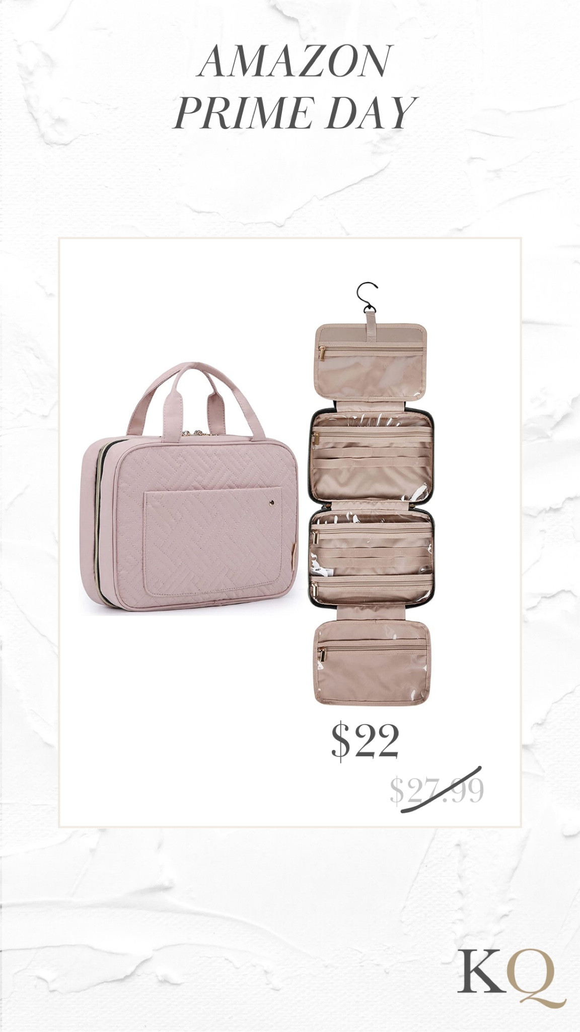 Toiletry bag - fits even full size bottles! Brought it on a 17 day trip for 3 people, it fits SO much and it’s such good quality. I got the large size  #travel #packingessentials #luggage #amazonfind

#LTKFind #LTKxPrimeDay