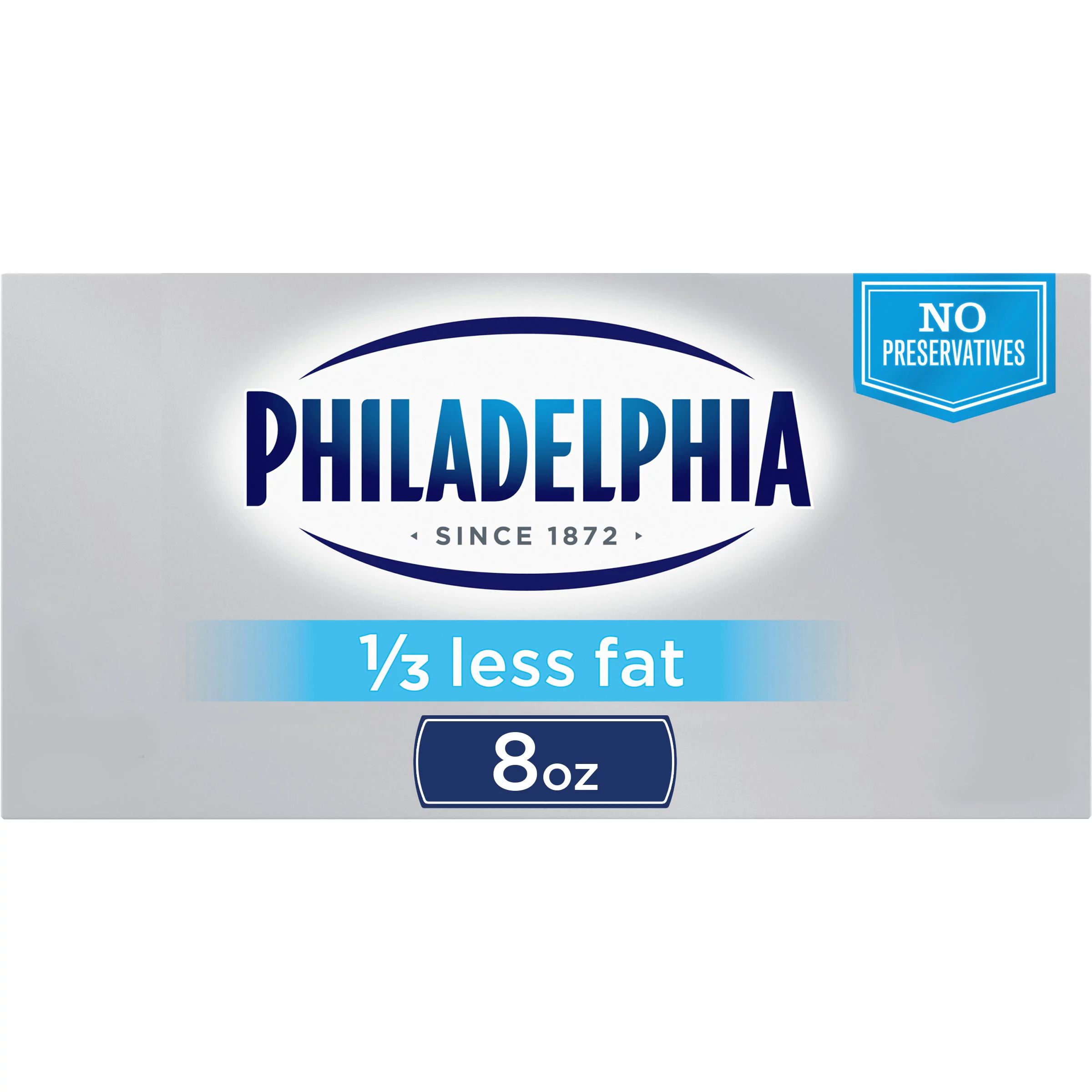 Philadelphia Neufchatel Cheese with 1/3 Less Fat than Cream Cheese, 8 oz Brick - Walmart.com | Walmart (US)