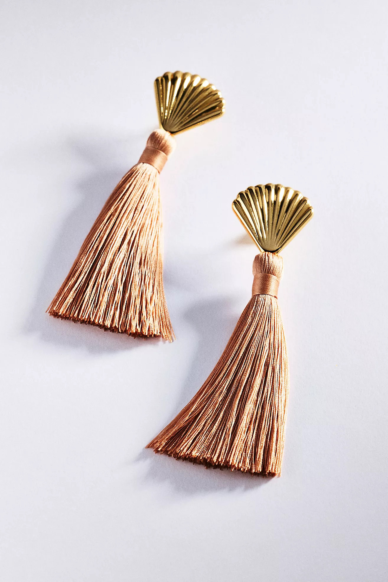 Shell Tassel Drop Earrings | Anthropologie (US)