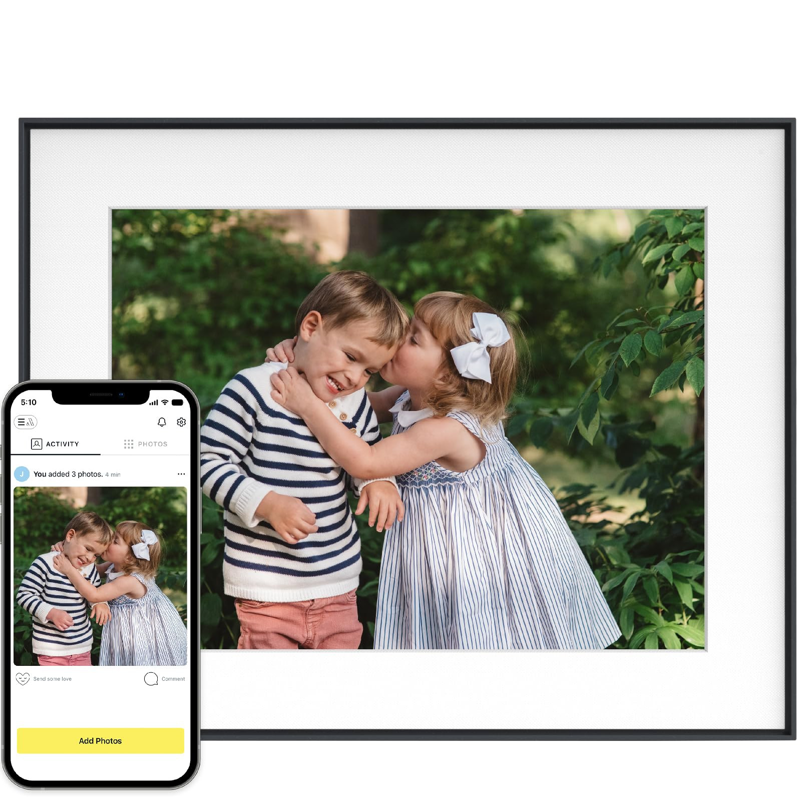 Aura Walden 15" WiFi Digital Picture Frame | Wirecutter's Best Digital Frame for Gifting | Send P... | Amazon (US)