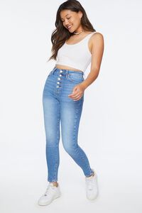 Recycled Cotton High-Rise Skinny Jeans | Forever 21 (US)