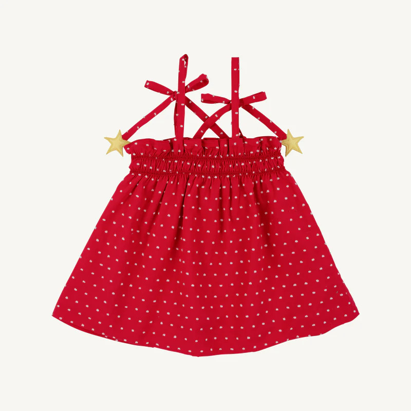 Lainey's Little Top - Richmond Red & Worth Avenue White Dallas Dot wit | The Beaufort Bonnet Company
