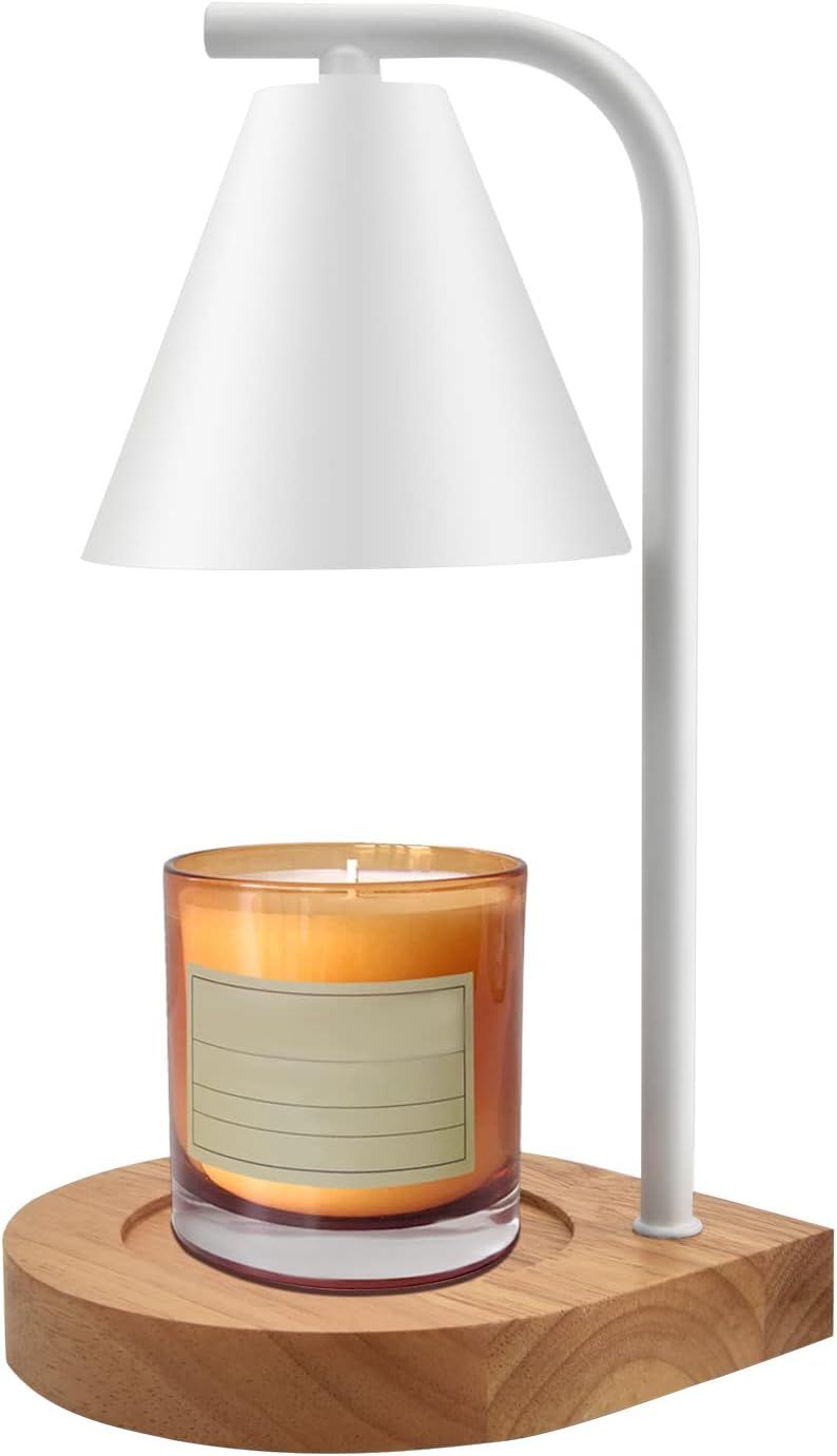 SOKCVSEA Fragrance Candle Warmer Lamp - Home Decor Wax Melt for Small Large Size Jar Candles Retr... | Amazon (US)