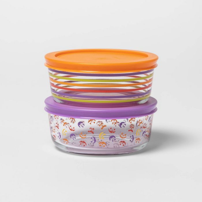 17oz 2pk Glass Small Food Storage Containers - Hyde & EEK! Boutique™ | Target