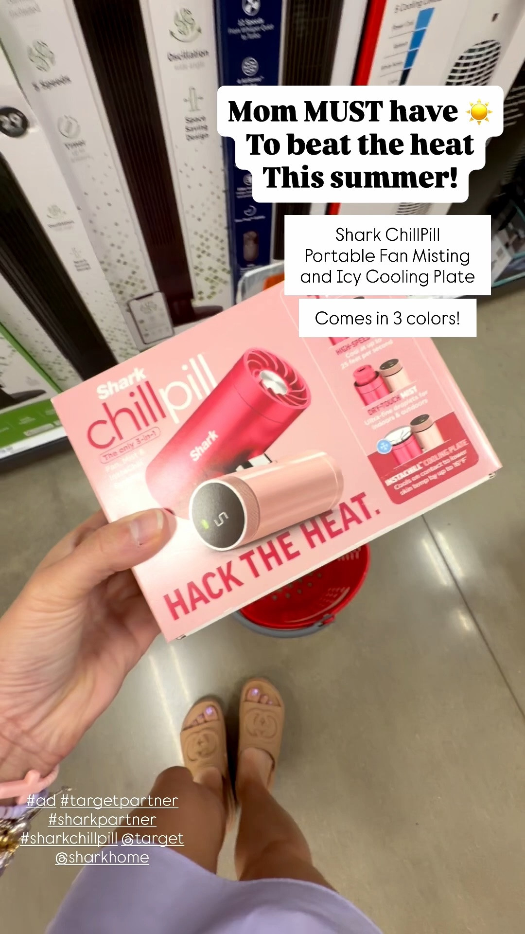 #ad Sports mom summer MVP to beat the heat!! This 3-in-1 chill gadget (fan + mister + cryoplate) = instant cool down on the sidelines! I’m keeping mine in my sports bag and pool bag all summer long. 

@target @sharkhome #targetpartner #target #sharkpartner #sharkchillpill @shop.ltk #liketkit

sports mom essentials, portable fan with mister, shark chillpill, cryoplate cooling, sideline essentials, beat the heat, summer sports gear, outdoor cooling device, handheld fan mister, hot weather hacks, kids sports mom life, tournament essentials, cooling gadgets for summer

#LTKmomlife #LTKSeasonal #LTKdayinmylife