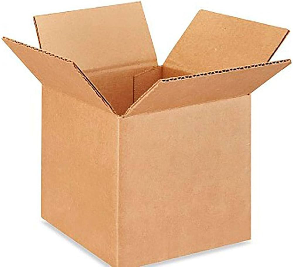 Pantryware Essentials 10 Small Moving Boxes 6x6x6 Corrugated Packing Cardboard Boxes - 10 pack | Amazon (US)