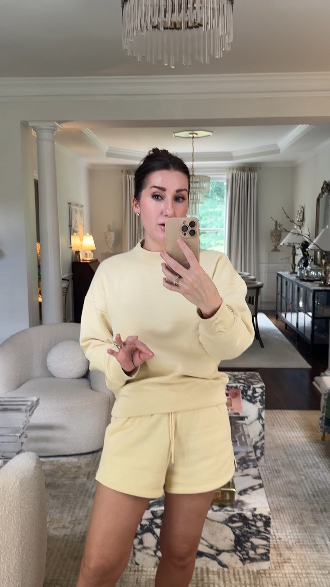 I LIVE in these sets. The softest sweats you’ll ever put on your body. 🧈 and the fit of the pants are incredible! I have a bunch of colors 
Medium in both

#LTKxAbercrombie #LTKootd