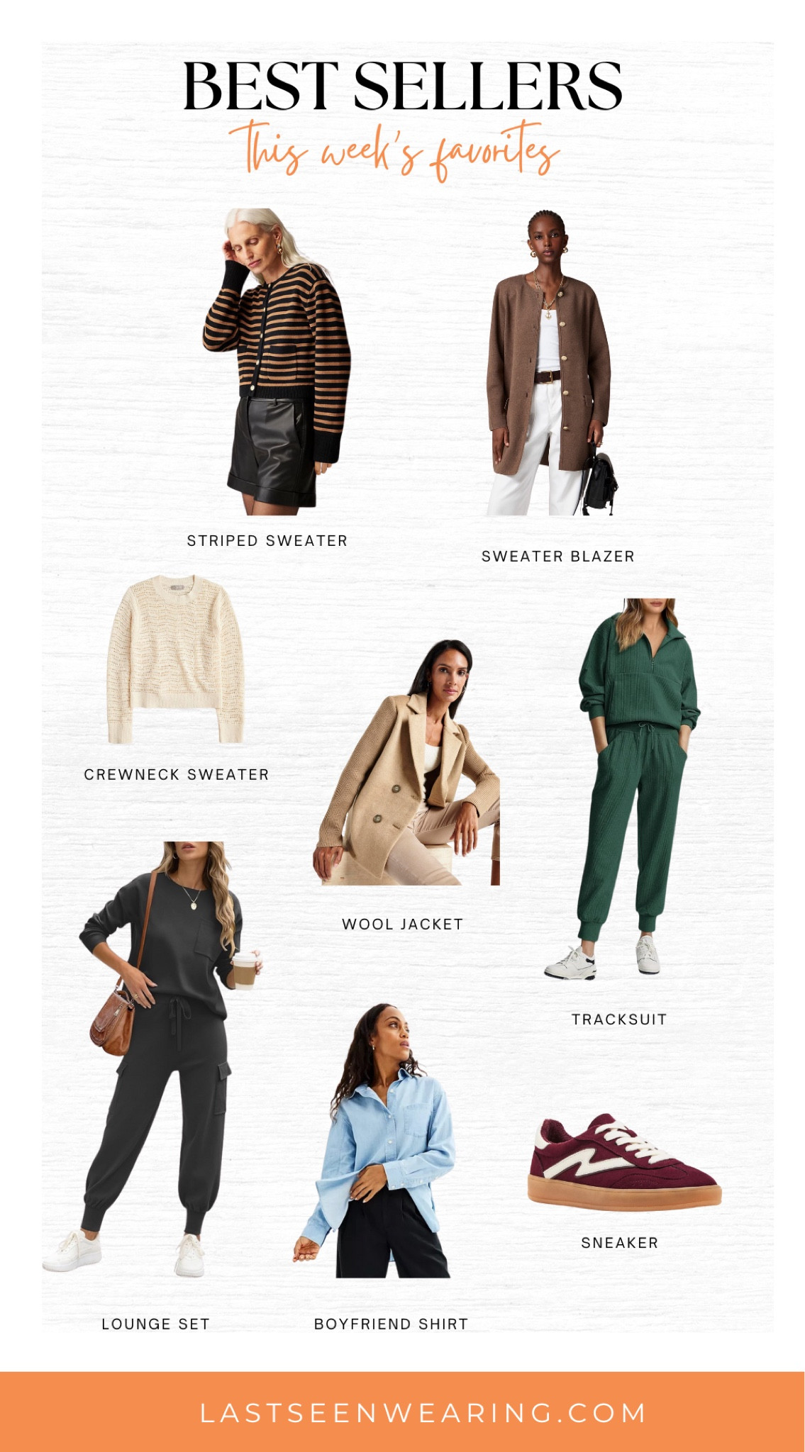 This Week’s Best Sellers 
#crewneck #matchingset

#LTKStyleTip