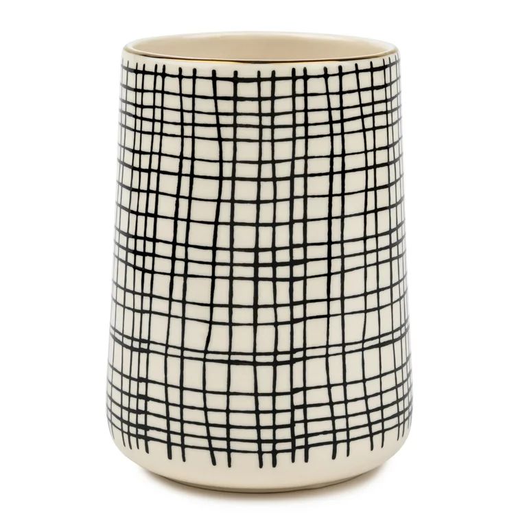 Thyme & Table Ceramic Utensil Holder, Cross Grid - Walmart.com | Walmart (US)