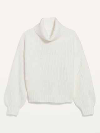 Shaker-Stitch Turtleneck Sweater for Women | Old Navy (US)