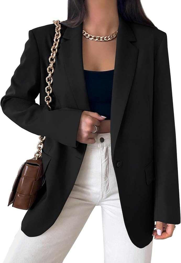 AUTOMET Womens Blazers Business Casual Fall Outfits 2024 Fashion Tops Work Suits Jackets Professi... | Amazon (US)