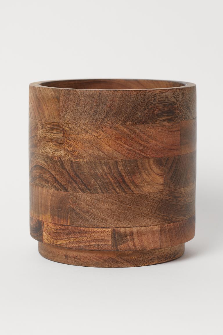 Large Wooden Plant Pot | H&M (US + CA)