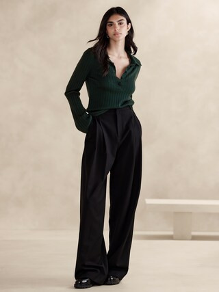 Product SelectionsCA$120.00Dark Juniper GreenCream WhiteBlackColor: dark juniper greenVariantsReg... | Banana Republic (CA)