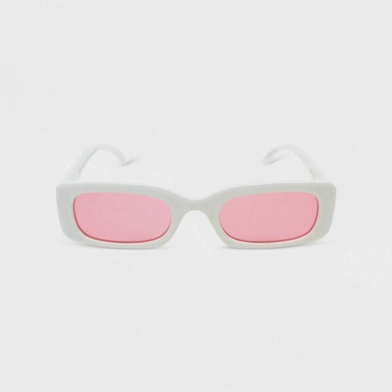 Women's Solid Plastic Rectangle Sunglasses - Wild Fable™ | Target