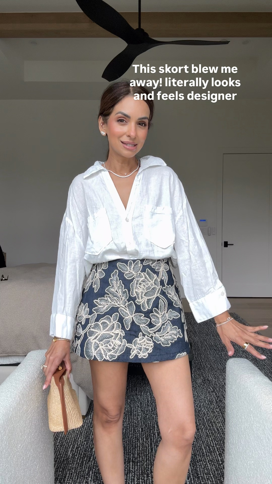 Wearing an xs in each item for size reference. This skort is SO gorgeous in person it truly looks and feels designer. Wearing my true size XS in this

#LTKPetite #LTKootd #LTKOver40