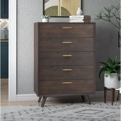 Lise 32'' W 5 - Drawer Dresser | Wayfair North America