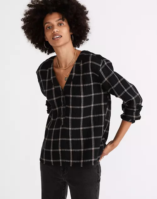 Lightspun Chelston Top in Windowpane | Madewell
