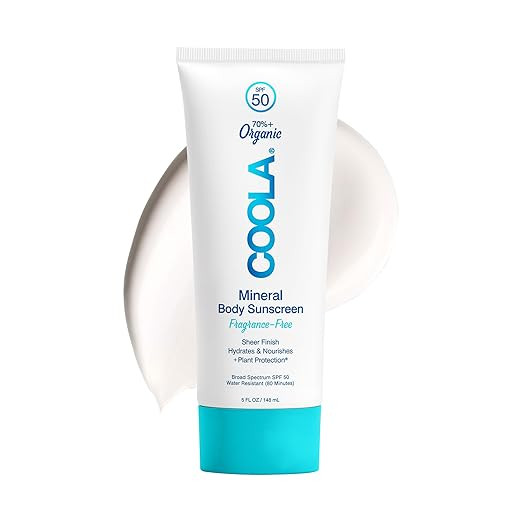 COOLA Organic Mineral Sunscreen Sunblock Body Lotion, Dermatologist Tested Skin Care for Daily Pr... | Amazon (US)