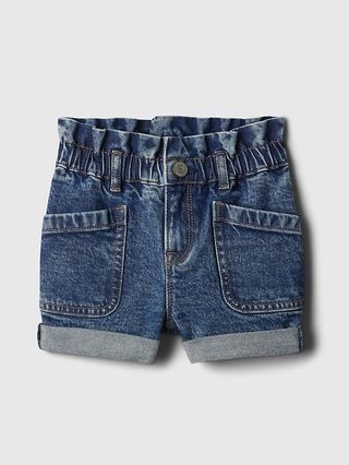 babyGap Just Like Mom Ruffle Denim Shorts | Gap (US)