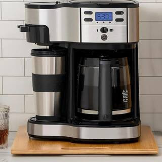 13 in. x 14 in. Bamboo Appliance Slider, Kitchen Rolling Tray for Coffee Maker, Sliding Drawer Storage Tray with Wheels | The Home Depot