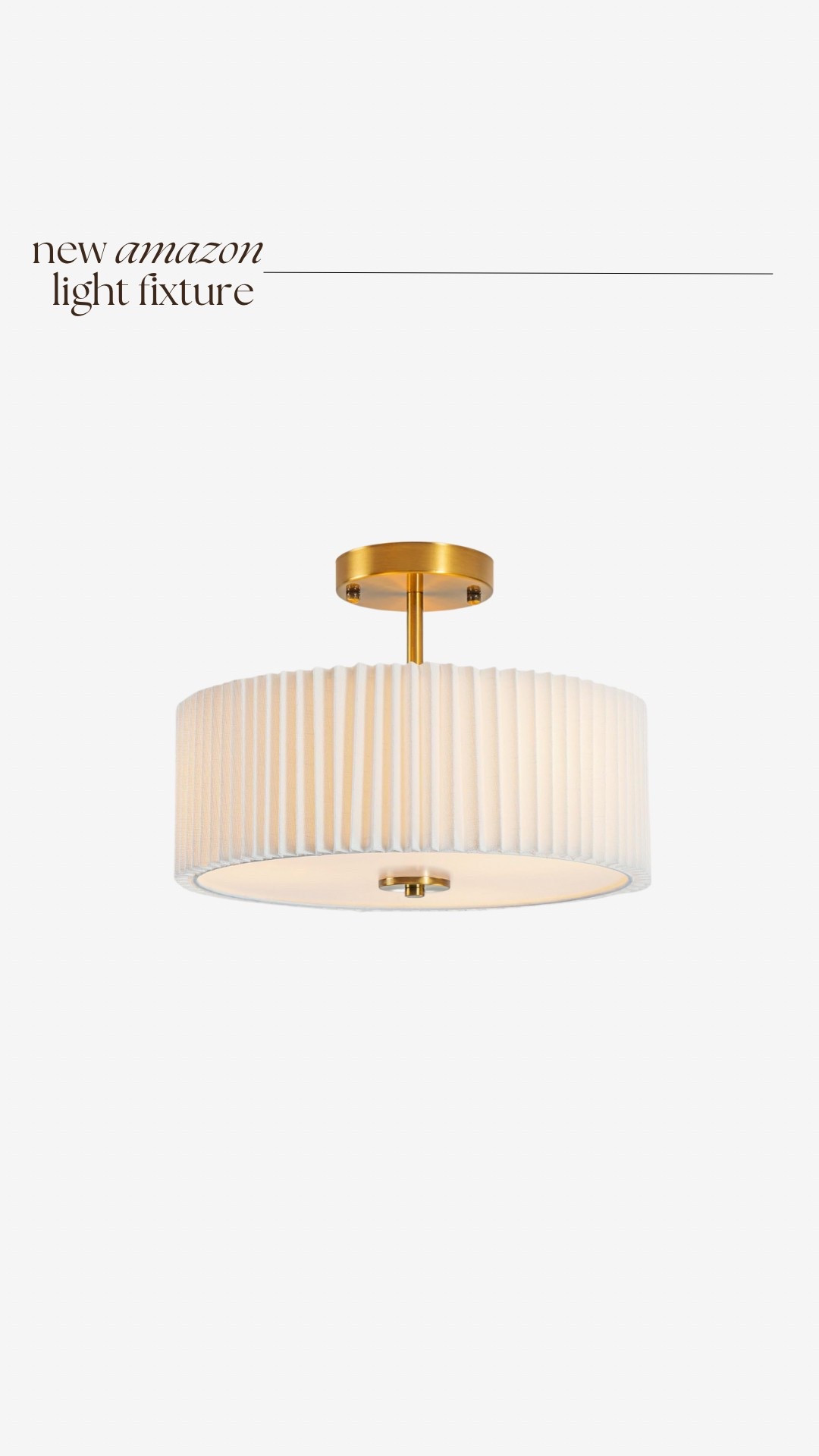 My new Amazon bedroom light fixture! I love the look & style of this one so much 😍 very easy to install too!