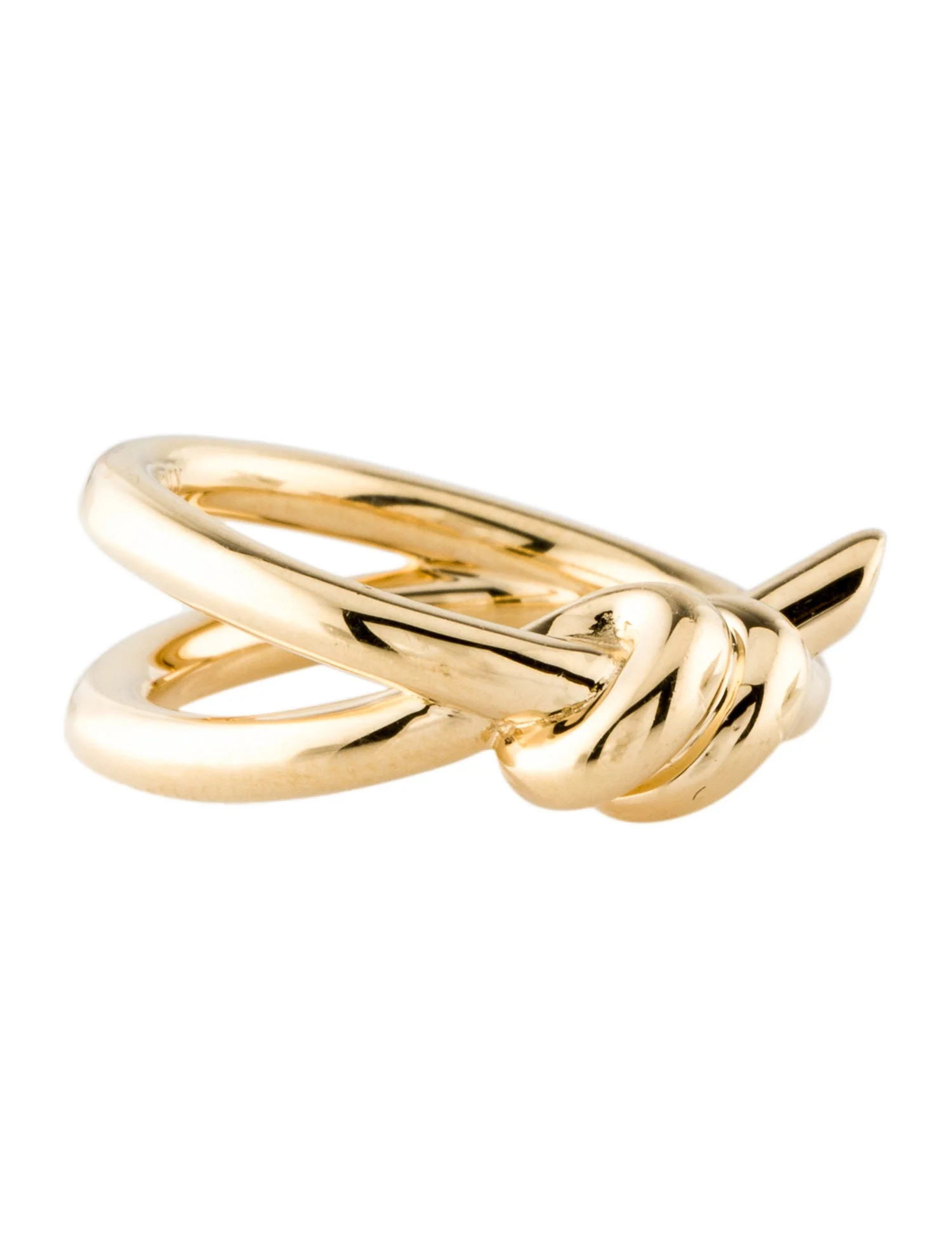 18K Double Row Knot Ring | The RealReal