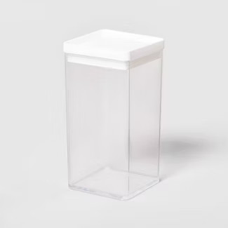 4"W X 4"D X 8"H Plastic Food Storage Container Clear - Brightroom™ | Target