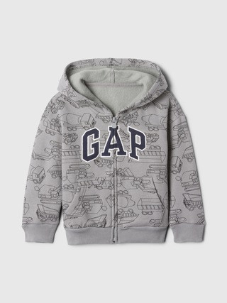 babyGap Relaxed Logo Zip Hoodie | Gap Factory