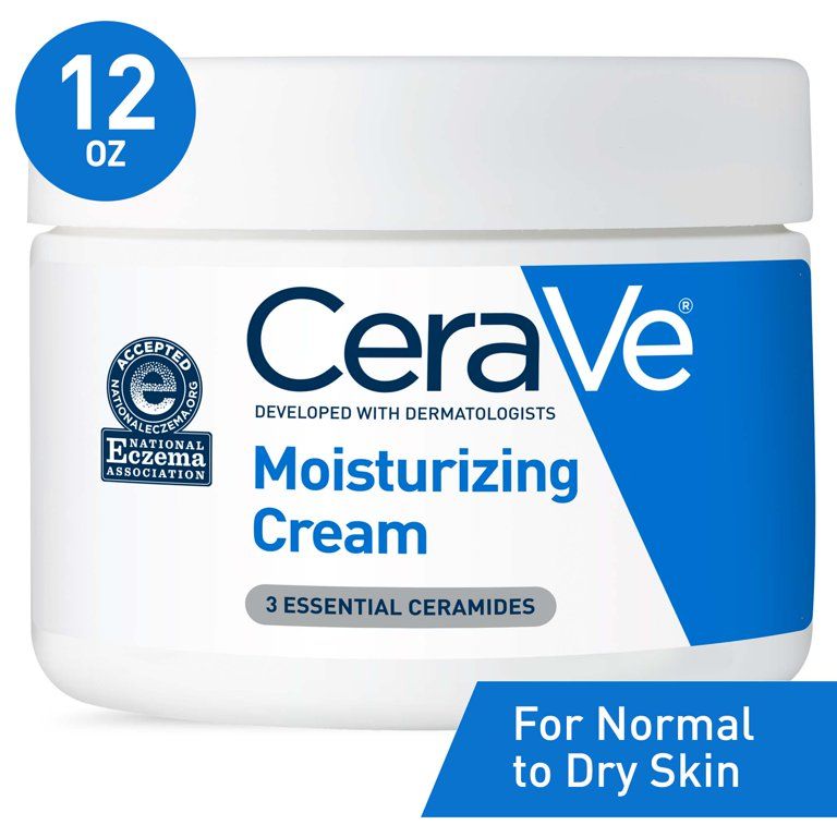 CeraVe Moisturizing Cream, Face and Body Moisturizer, 12 oz. | Walmart (US)