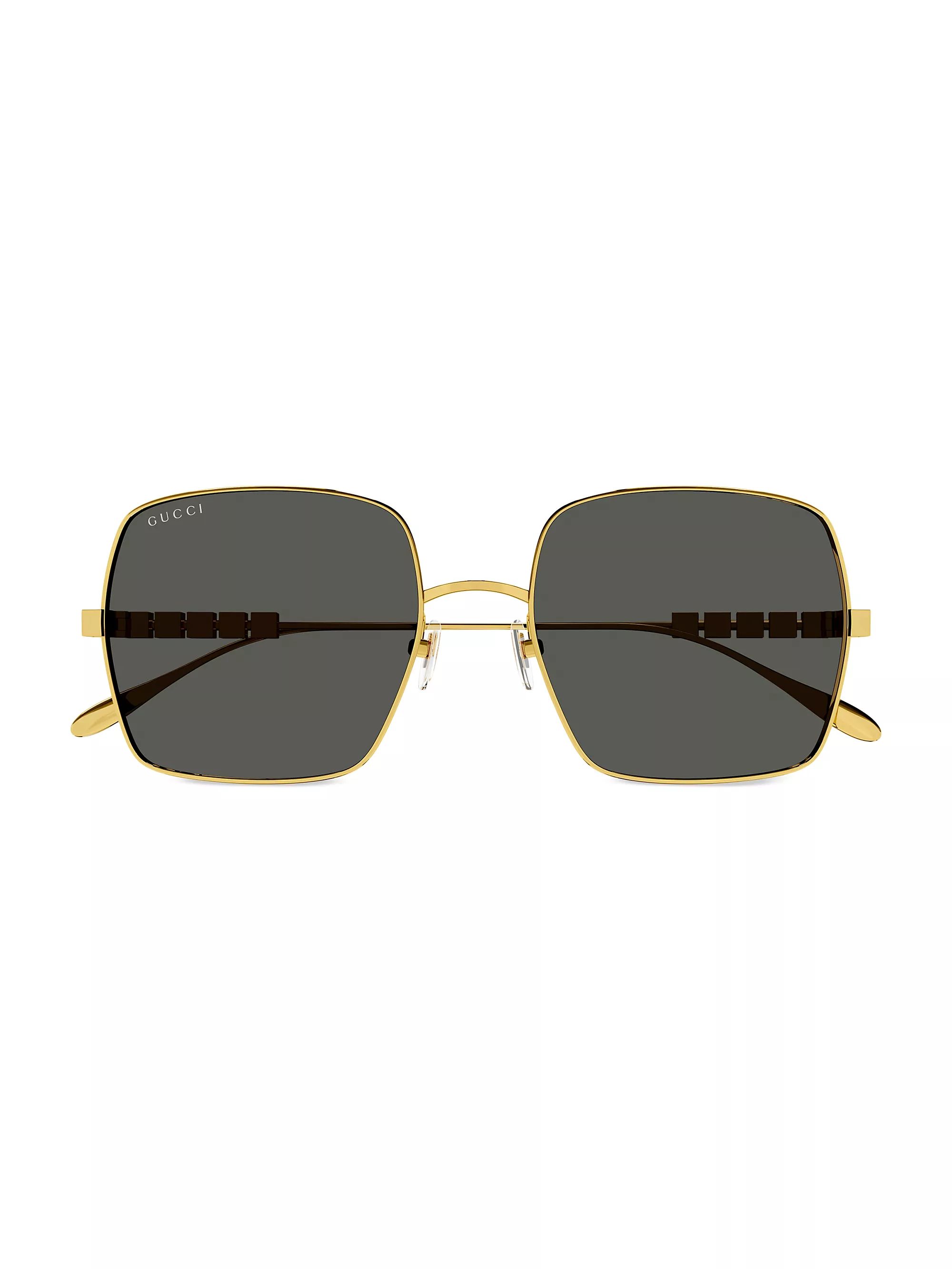 Lettering 57MM Square Sunglasses | Saks Fifth Avenue