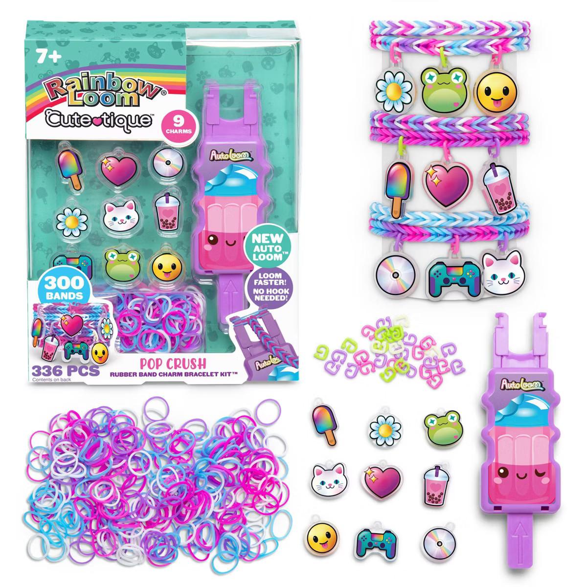 Rainbow Loom 336pc Pop Crush Cutetique Craft Kit | Target