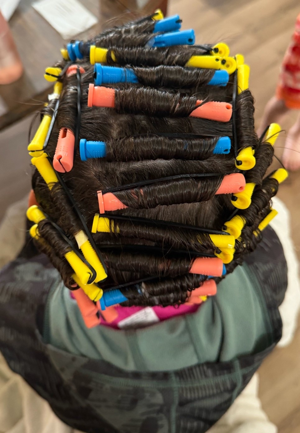 Everything I use for my boys perms. I have this exact case of rods but bought extra blue and yellow because you use those the most if you want tight curls.