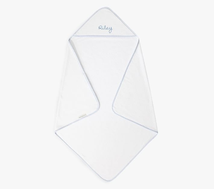 Gingham Baby Hooded Towel | Pottery Barn Kids