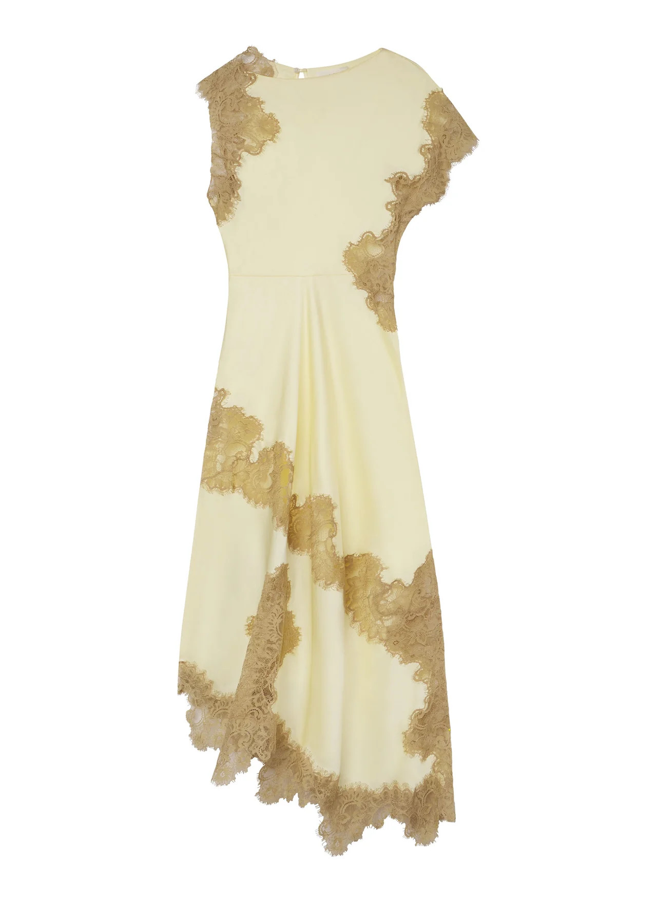 Alessia Satin and Lace Maxi Dress | A.L.C