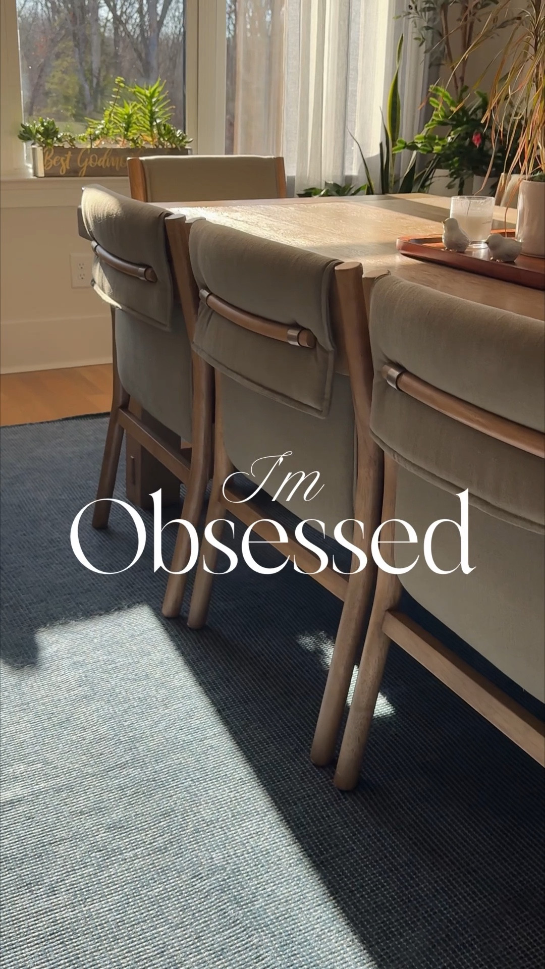 Totally obsessed with these dining chairs. Stylish & comfy, these muted green/grey dining chairs with wood accents will warm up any space. 

#LTKHome