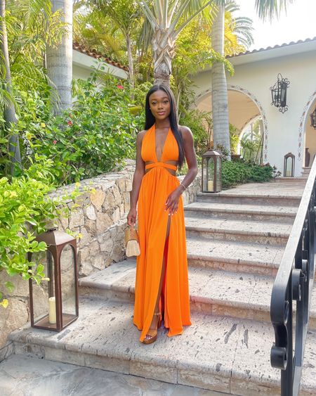 Orange maxi dress, birthday dress, Cabo 

#LTKtravel #LTKstyletip #LTKwedding