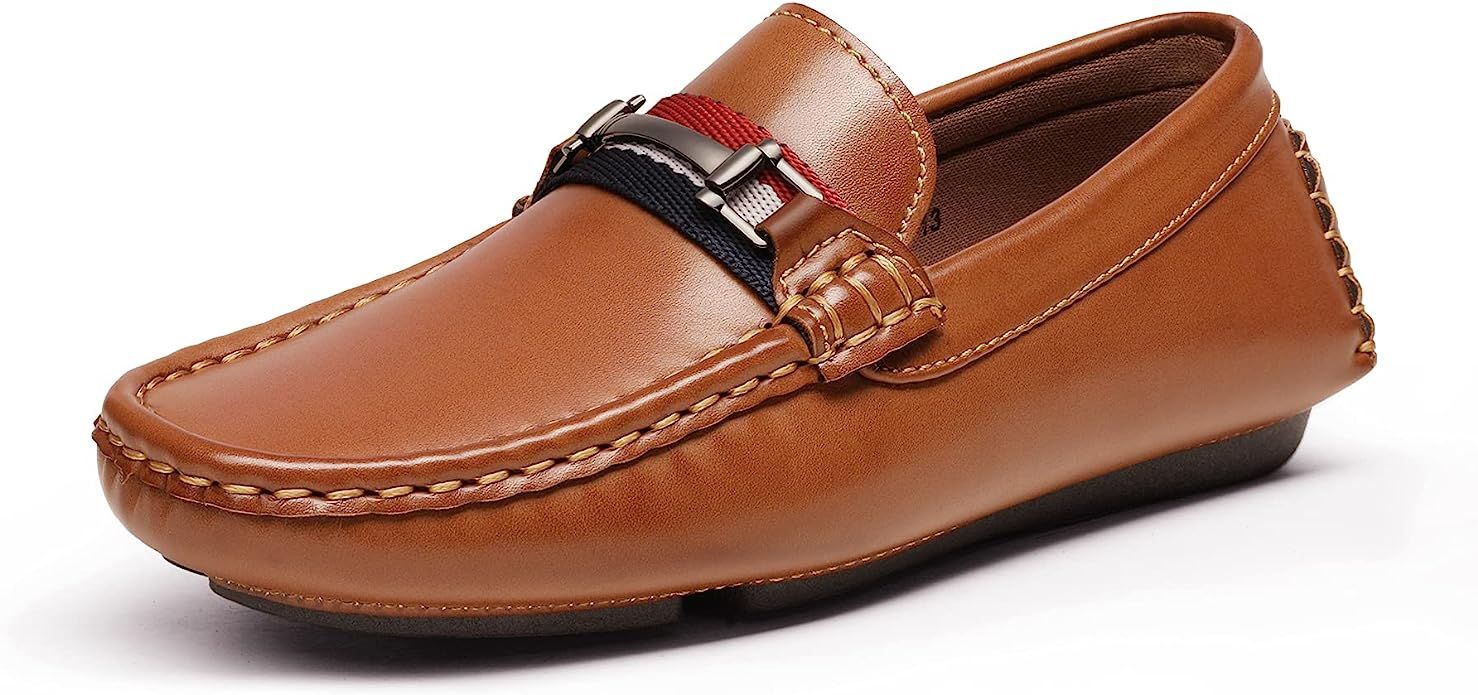 Amazon.com | Bruno Marc Boy's Loafer Slip-On Dress Shoes | Loafers | Amazon (US)