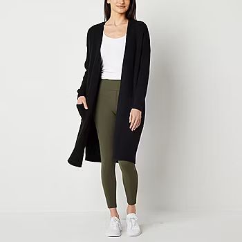 new!Stylus Womens Long Sleeve Open Front Cardigan | JCPenney