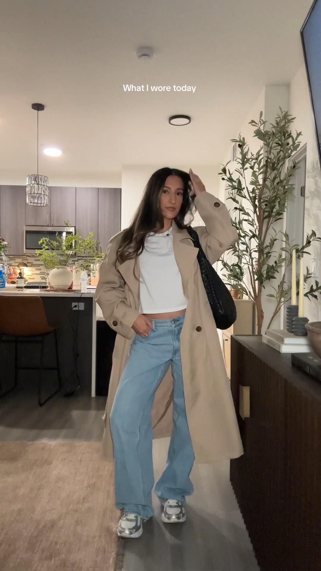 Elevated basics always!! White tee is Abercrombie—wearing a size XS. Wearing a 25 in the curve love low rise ultra loose jeans for a baggier fit 🤍 

#LTKootd #LTKPetite #LTKdayinmylife