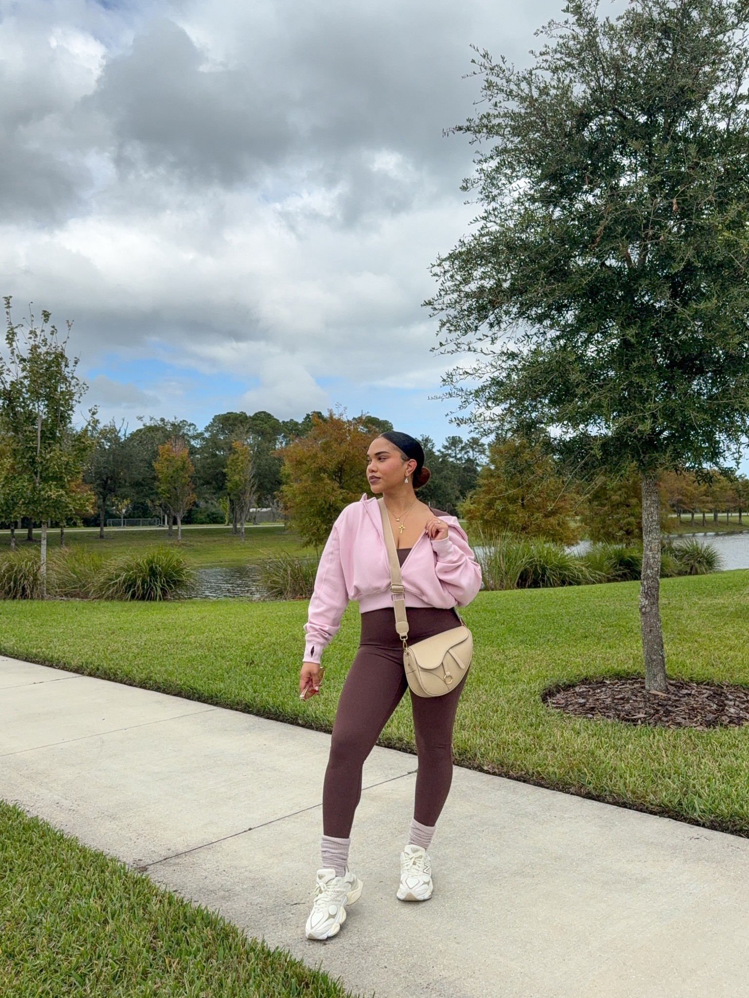 I love a cute on the go look. Wearing a size small in jumpsuit & jacket. 

#LTKFallSale #LTKActive #LTKSeasonal